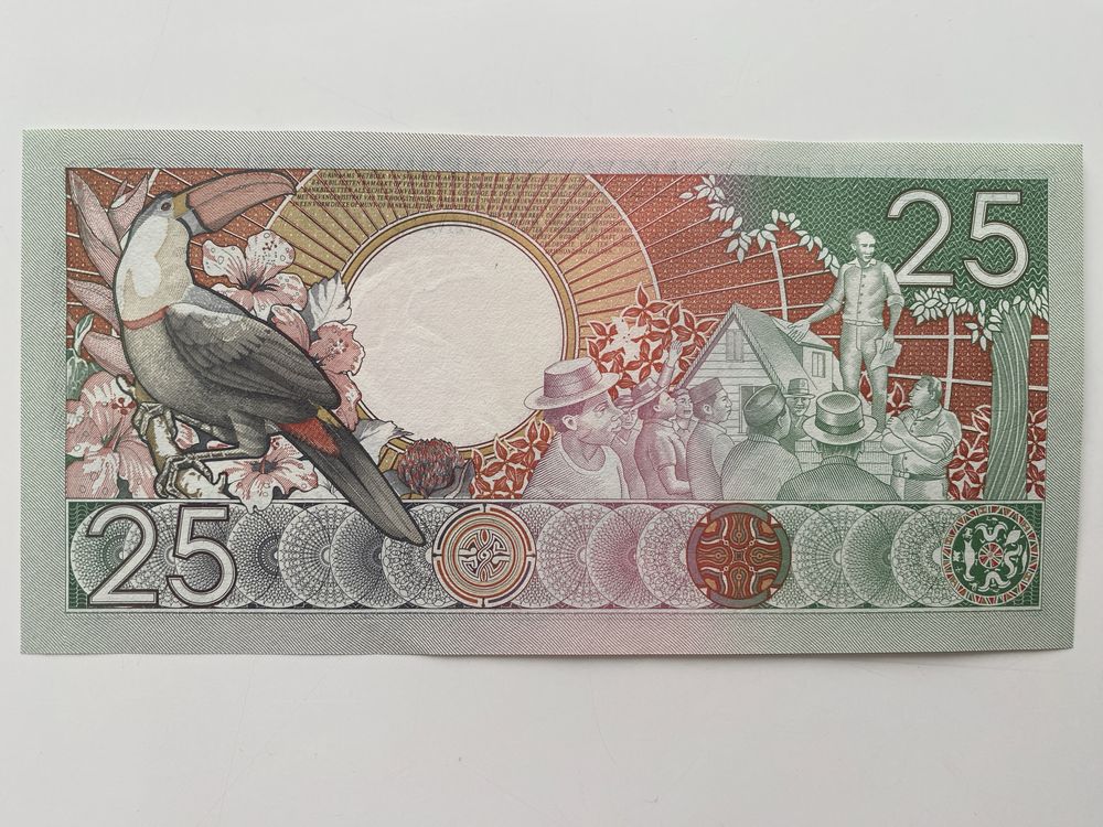 Banknot Surinam - 25 Gulden 1988r UNC