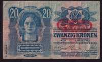 Austria, banknot 20 koron 1913 - st. 4