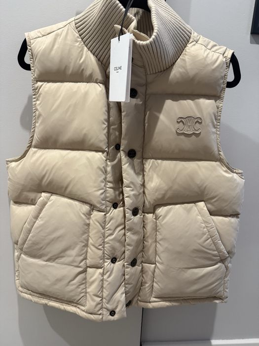 Жилетка пуховая селин Celine оригинал, пух