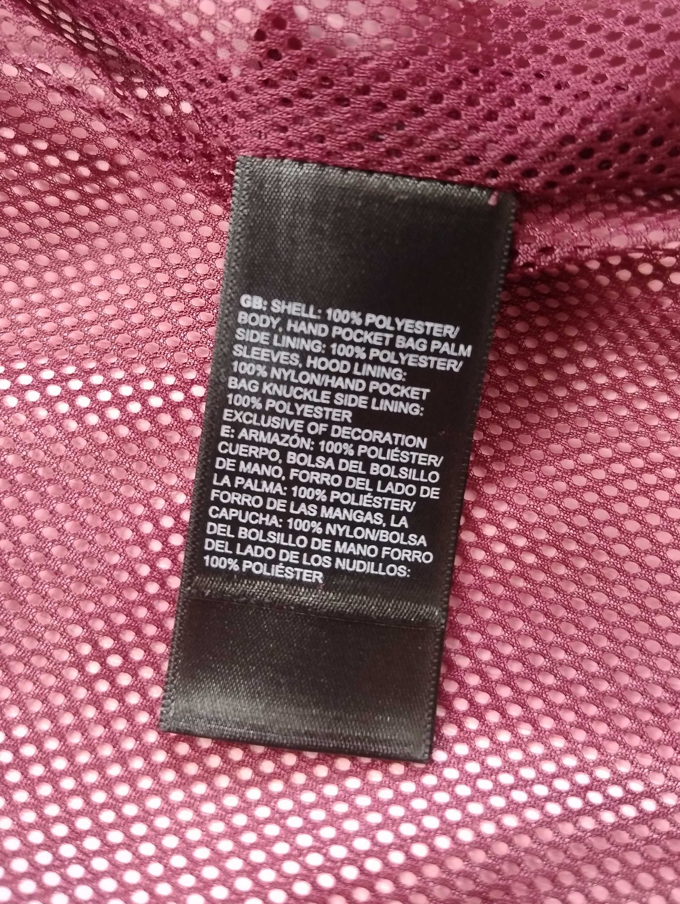 The North Face bordowa kurtka DryVent XS damska przeciwdeszczowa