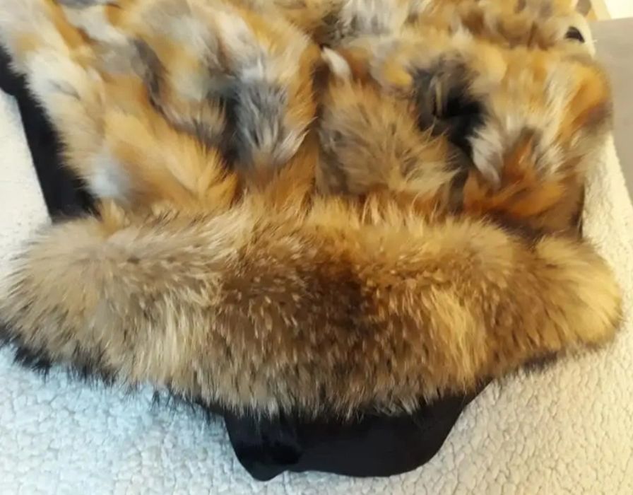 Parka z futrem naturalnym