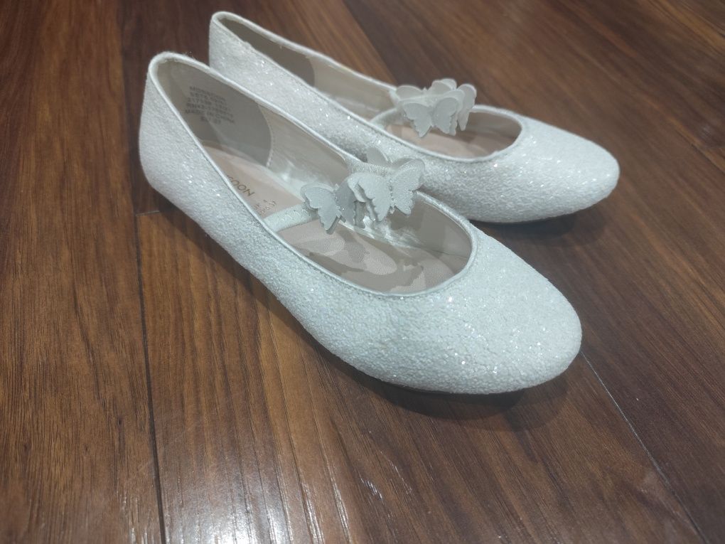 Nowe baleriny Moonsoon r.37, wkładka 23 cm do Komunii okazje