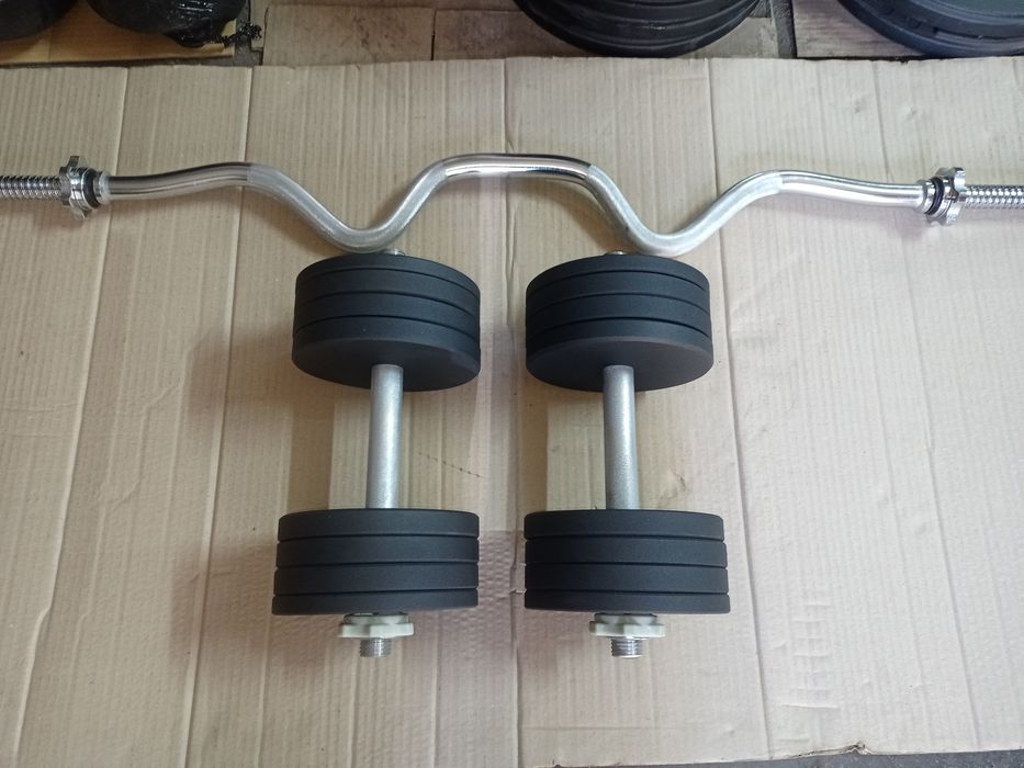 Гантели наборные металлические покрашенные гантели