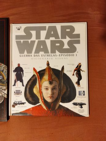 Dois livros colecção Star Wars, como novos.