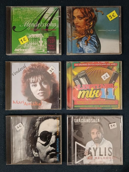 Lote de 48 CD's ( os melhores l )