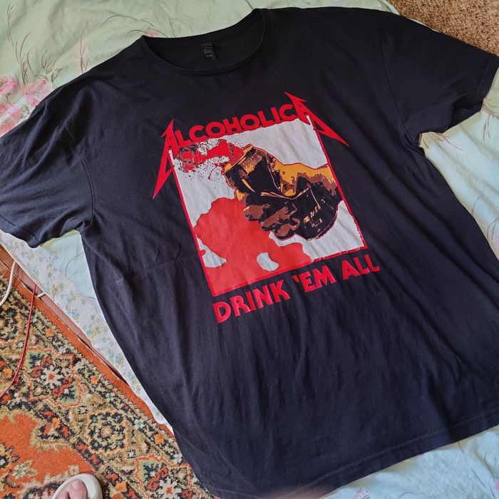 Фан мерч METALLICA - ALCOHOLLICA 2XL гарний стан