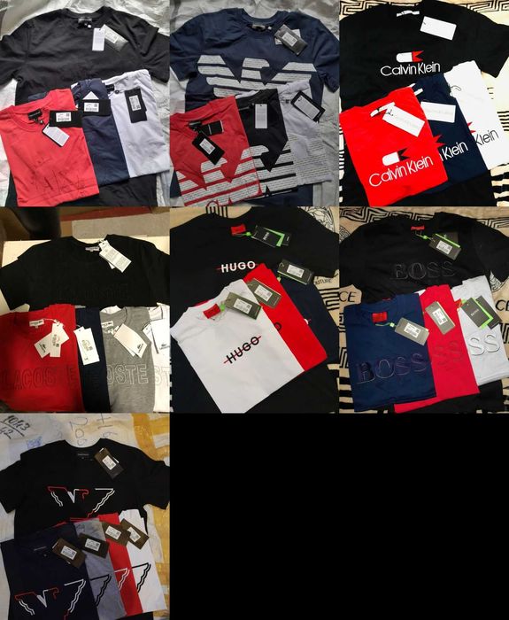 Koszulki shirt męskie koszulka męska armani ck hugo boss OUTLET