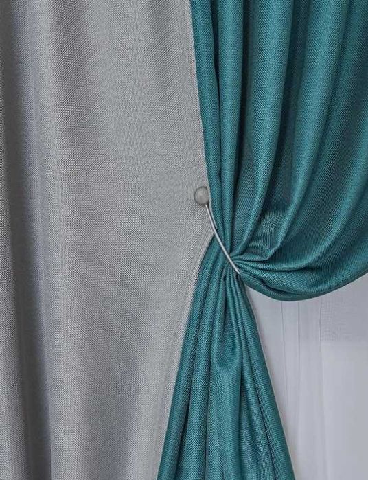 Комплект штор блекаут льон мішковина пошив