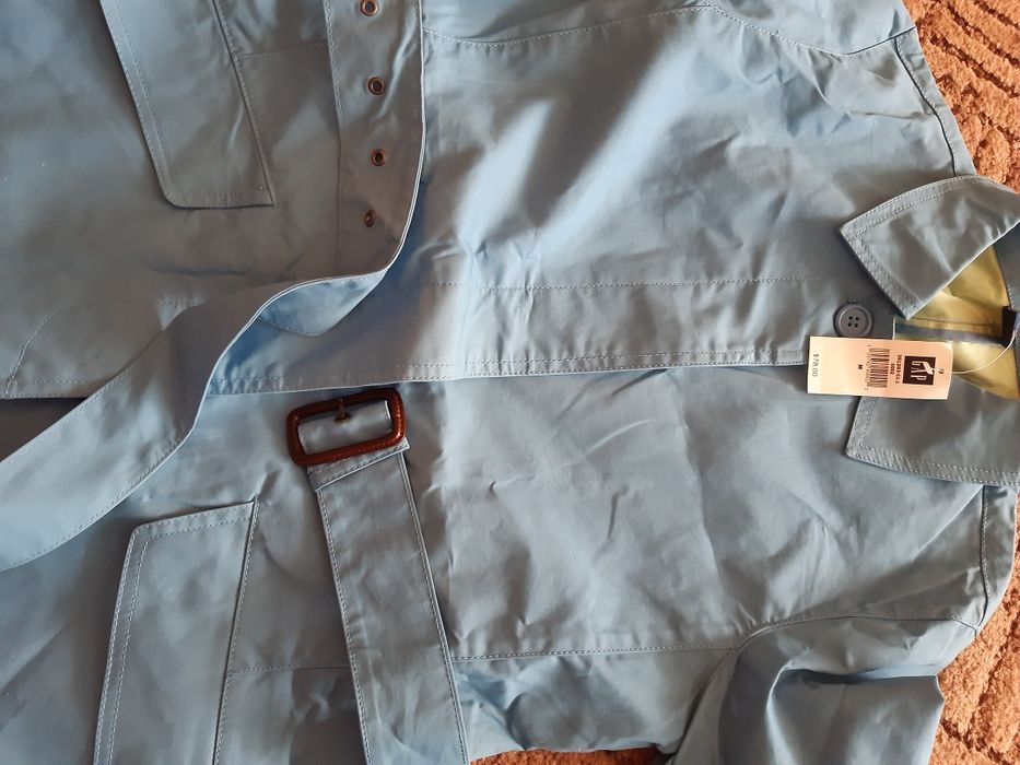 Новый хлопковый плащ-тренч GAP для девушки