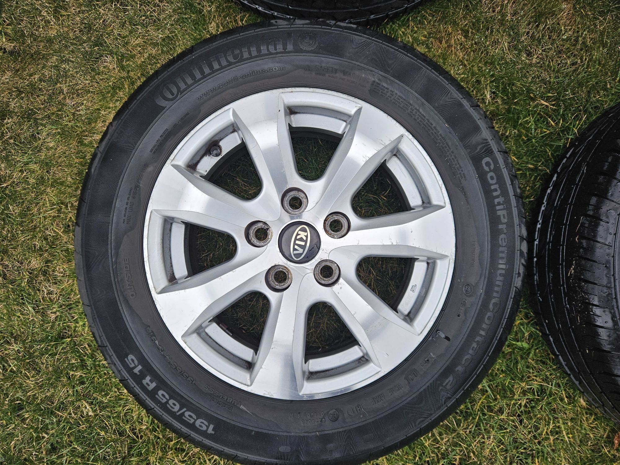 Opony letnie 195/65R15 91H  + alufelgi 15" 5x114.3