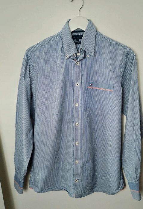 Niebieska koszula męska Tommy Hilfiger S