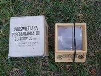 Podświetlana przeglądarka do slajdów 35mm PRL 1979 rok CZD na baterie