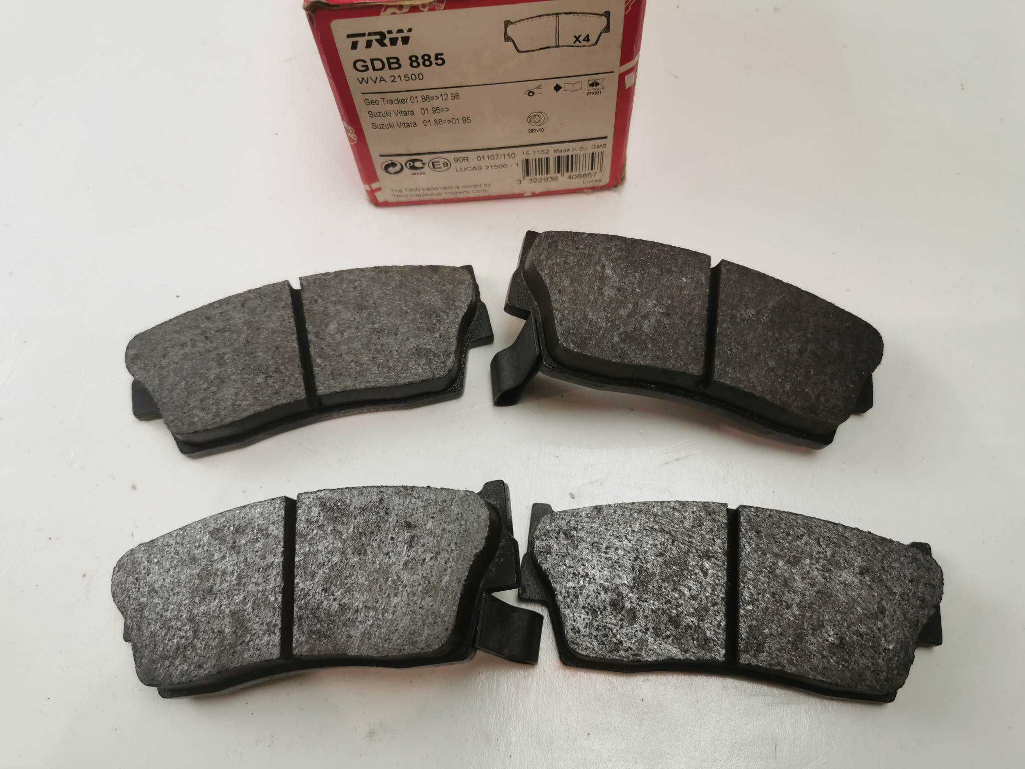 TRW GDB885 Klocki hamulcowe GEO TRACKER Vitara