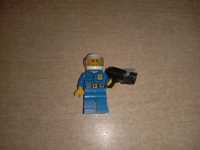 LEGO policjant z radarem oryginalna figurka
