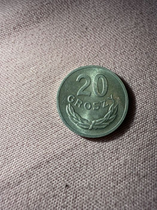 20 gr 1973r bez znaku mennicy 5monet dwie szt stan idealny