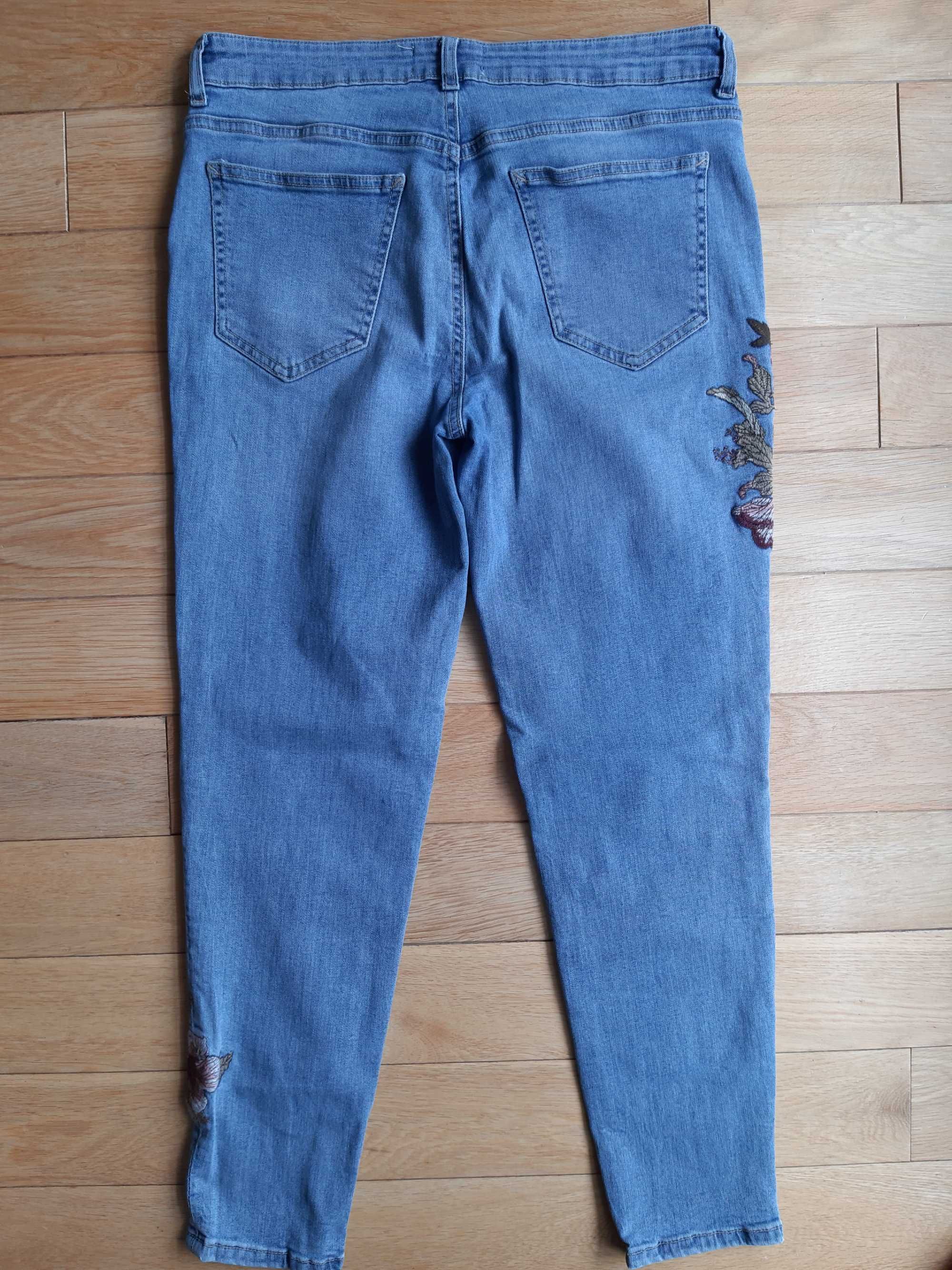Spodnie jeansowe Reserved 38 M hafty