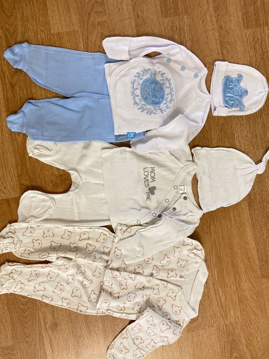 Костюмчик  56р набір в пологовий