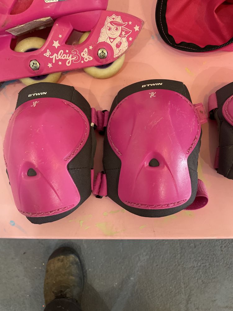 Conjunto de patins criança