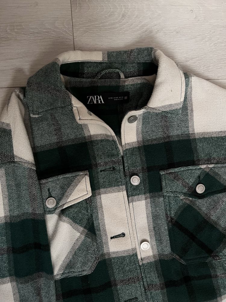 Тепла сорочка в клітинку Zara