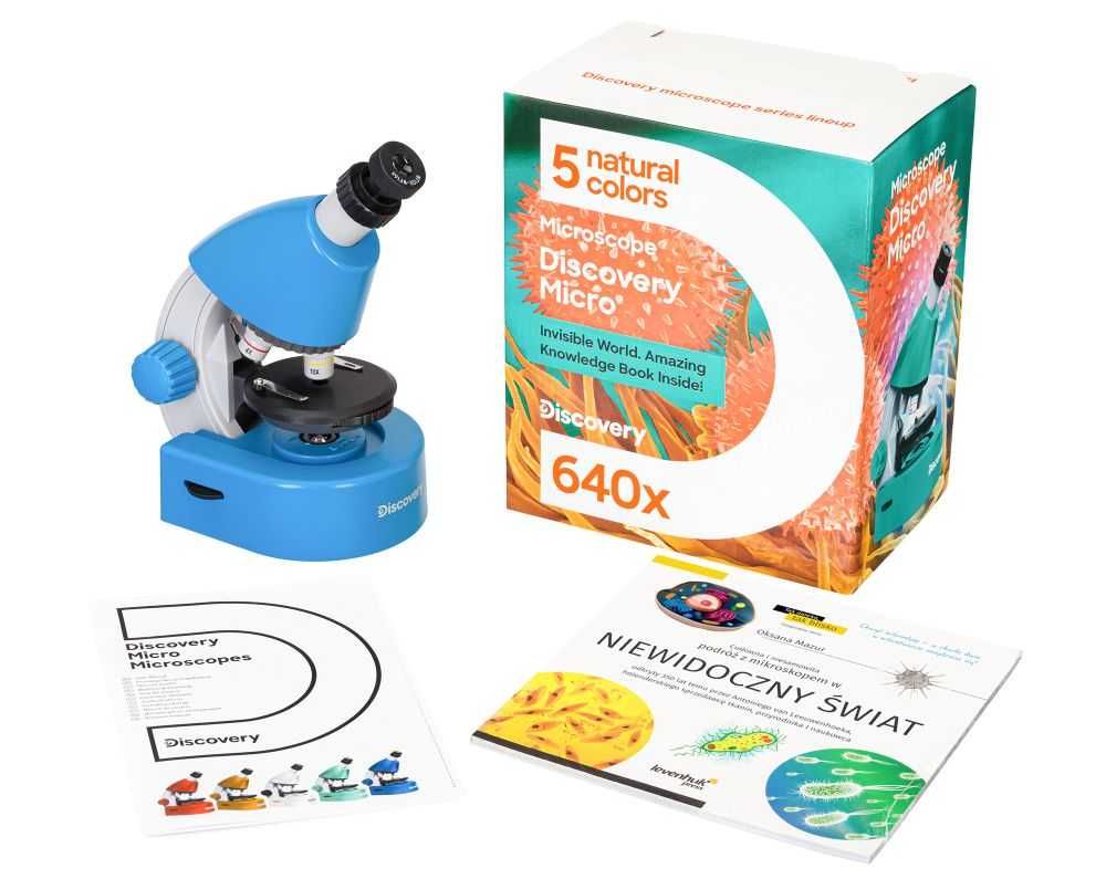 Mikroskop Levenhuk Discovery Micro z książką