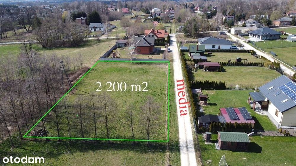 Działka 22 ary Zawady gm. Bełchatów