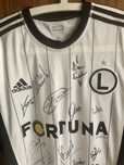 Legia Warszawa koszulka z autografami