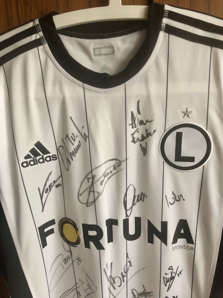 Legia Warszawa koszulka z autografami