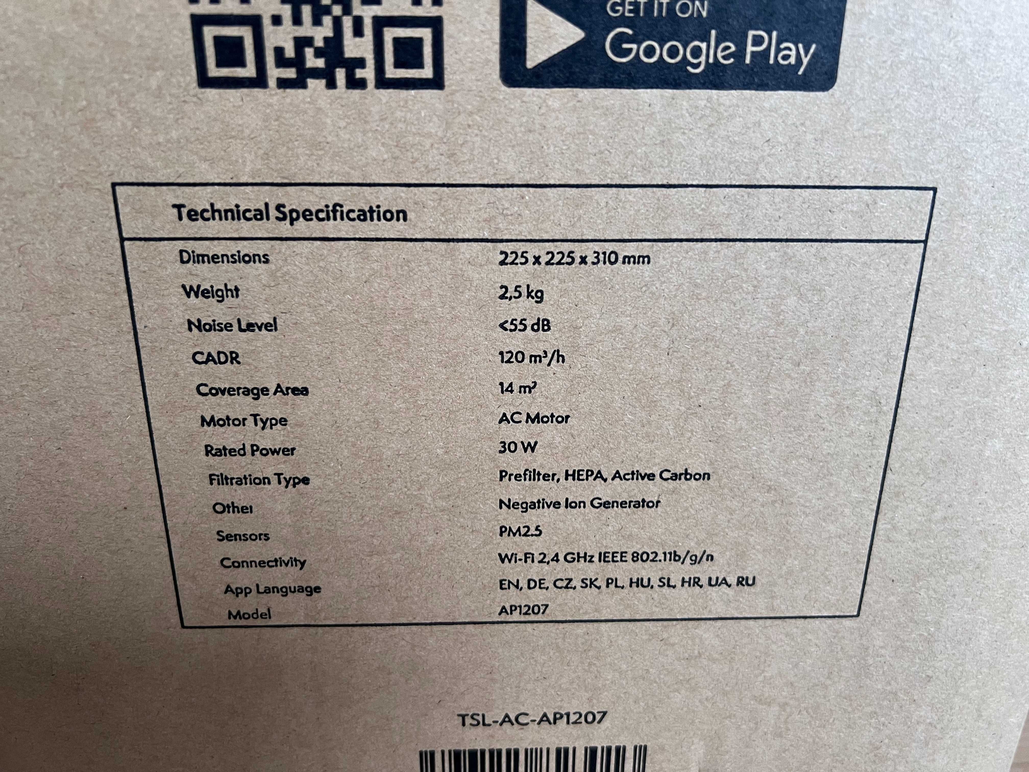 Oczyszczacz powietrza TESLA