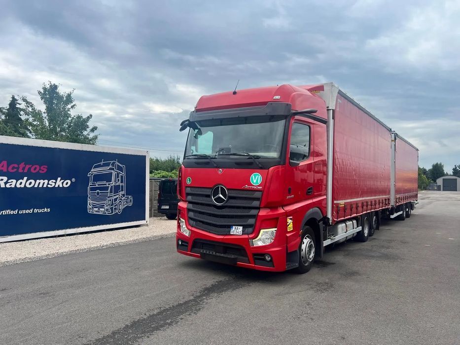 Mercedes-Benz ACTROS 2545 MP5 euro6 6x2 jumbo zestaw  120m 38palet  2545 rok10/2020 PRZEJAZDOWYstale zabudowy ocynk 7,30+8,20m