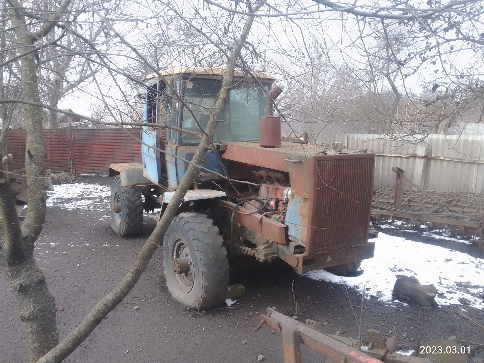 Прицеп одноосний до трактора