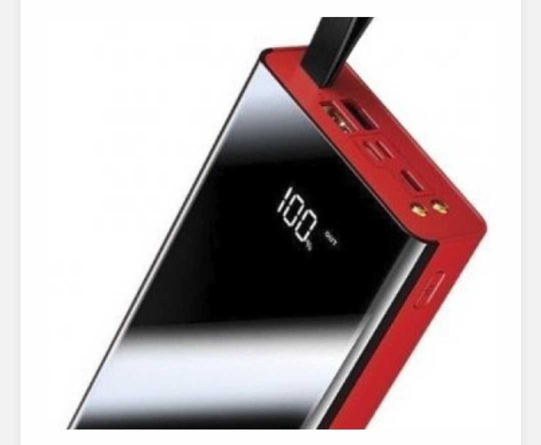 Потужний повербанк Sunix PB-11 30000 mAh червоний