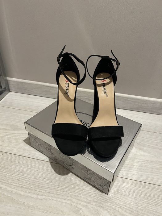 Buty damskie na obcasie r 39 dl.wkl. 23,5-24 cm nowe