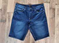 Nowe krótkie spodenki męskie szorty bermudy jeans elastyczne XL / 36