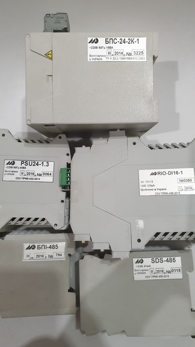 Мікрол БПІ-485, RIO-DI16-1, SDS-485, БПС24-2К, PSU24-1.3