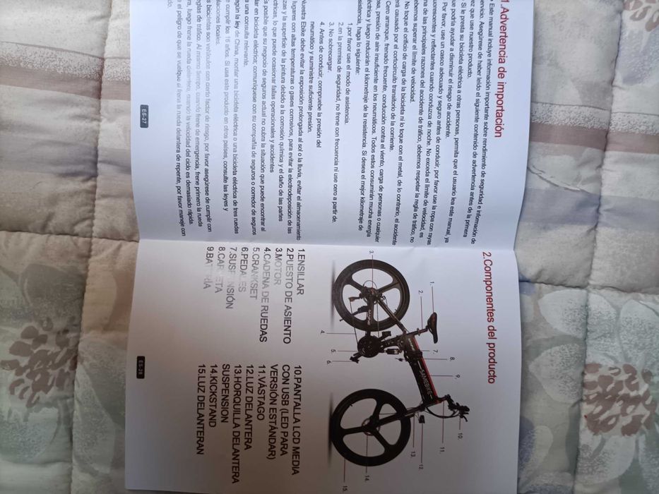 Bicicleta elétrica SAMEBIKE L026 127 Km de estrada. Impecável