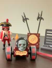 Playmobil Pirates- Pirat z czerwoną armatą