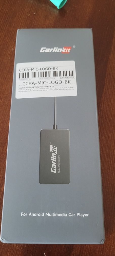 Android Auto bezprzewodowy Carlinkit CCPA , Apple Car