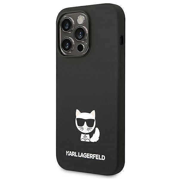 Etui Karl Lagerfeld Silicone Choupette Body na iPhone 14 Pro Max - cza