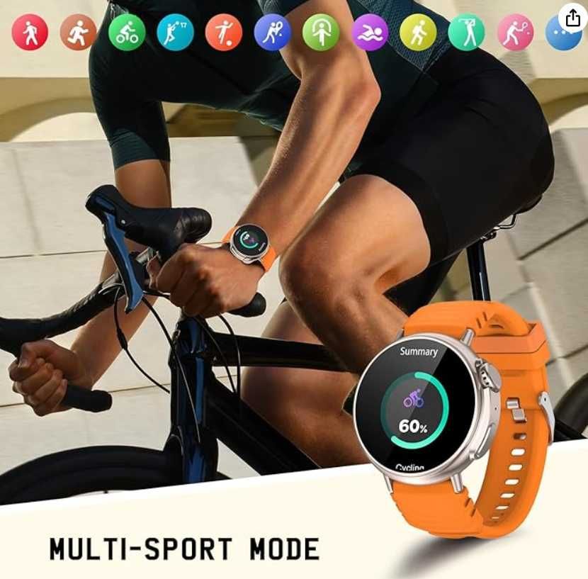 Smartwatch AMZSA , Pomarańczowy
