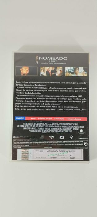 Manobras na Casa Branca - DVD - Robert de Niro