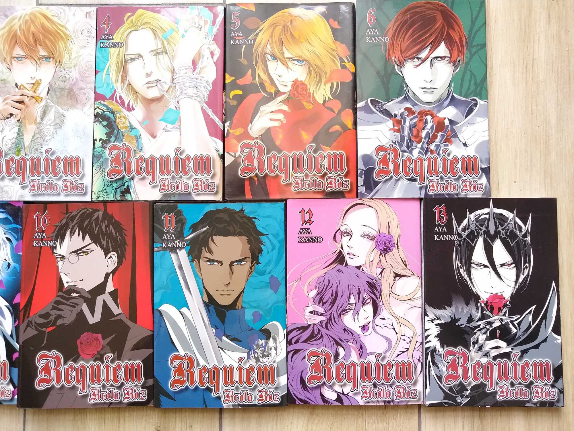 Requiem króla róż Aya Kanno 1 - 13 manga Waneko