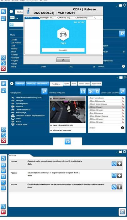 Polski program diagnostyczny do testerów skanerów V3.0 V4.0