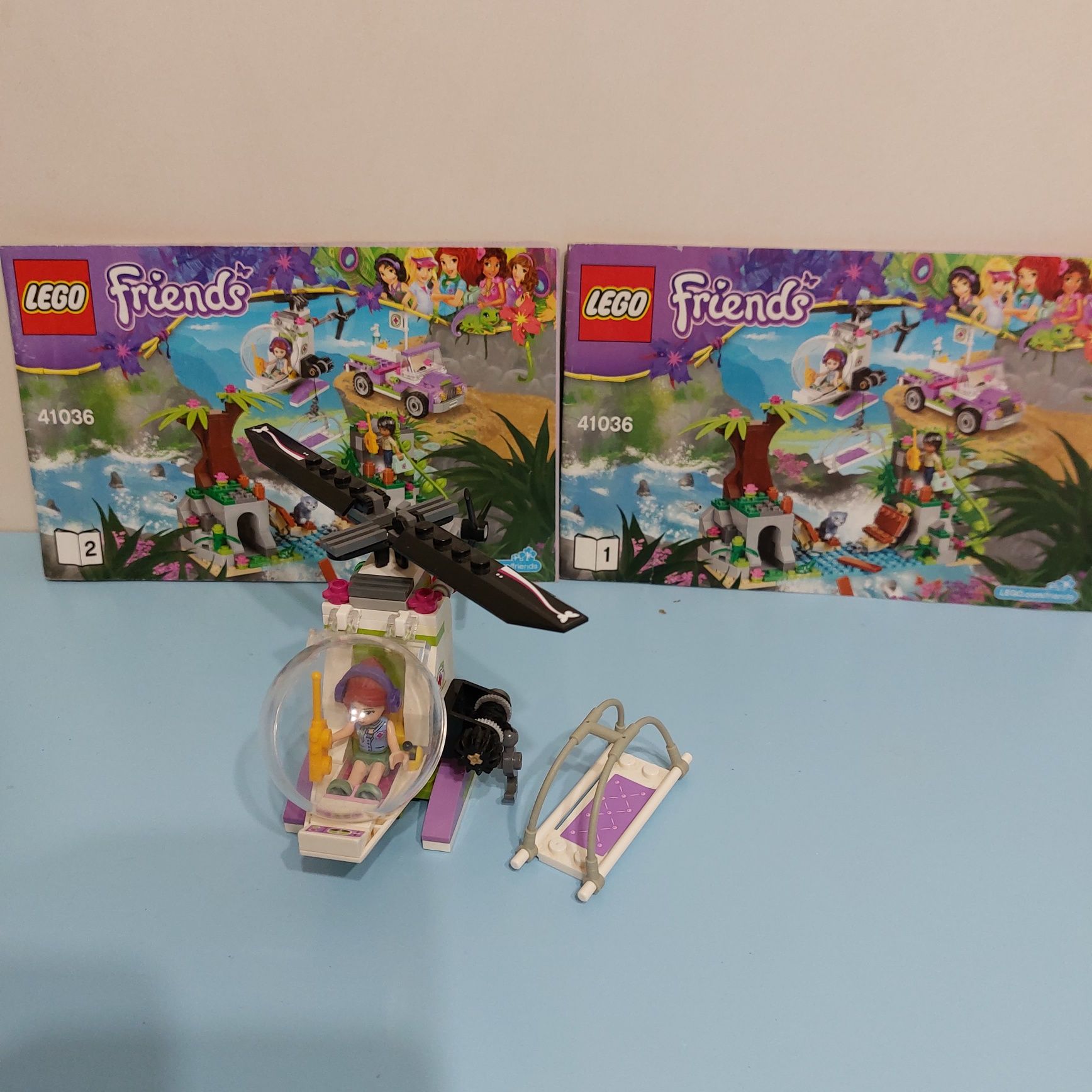 LEGO Friends original 41036-Спасение на мосту в джунглях вертолетом