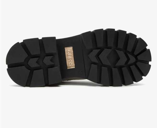 Guess Oryginalne buty botki Trapery wysokie FL7SER LEA10 Białe Modne