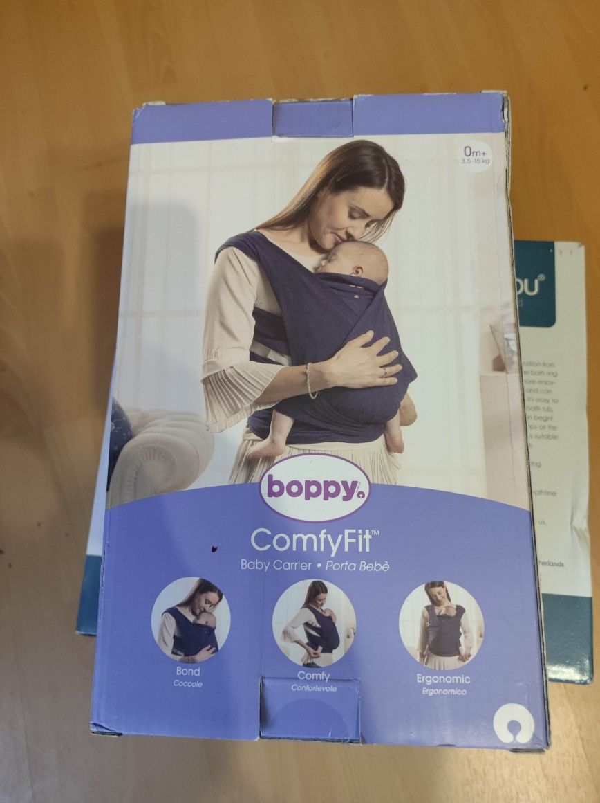 Nowe Nosidełko Chicco, Boppy, Comfy Fit, 3,5-15 kg, szare