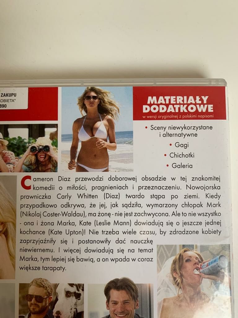 DVD Komedia romantyczna "Inna Kobieta" z Cameron Diaz.