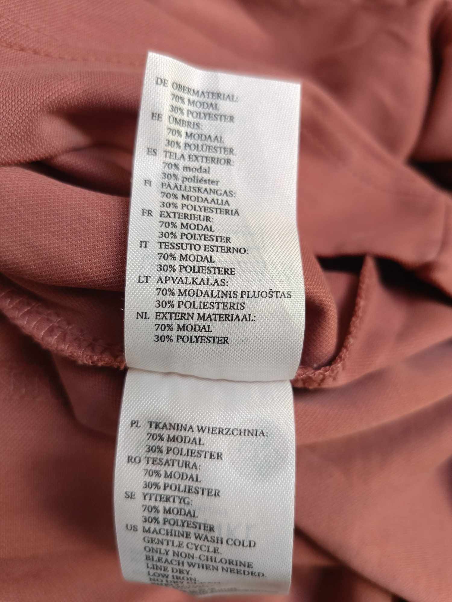 MONKI Sukienka Przed Kolano Stylowa Wygodna Różowa Rozmiar M