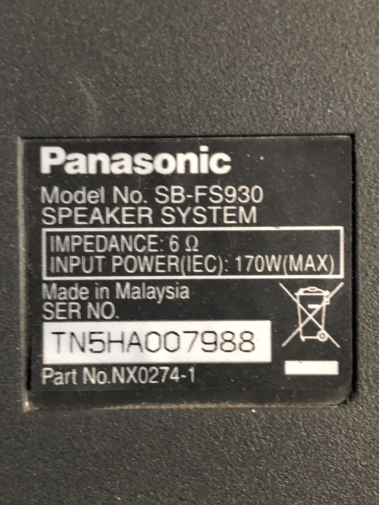 Продаю колонки Panasonic (2 )