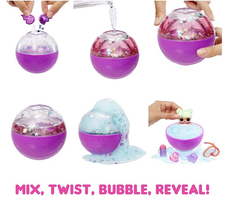 Лялька LOL Surprise Color Bubble ЛОЛ Бабл Бульбашка
