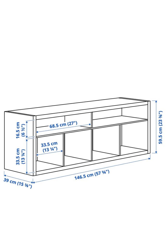 Szafka RTV/pod TV IKEA Kallax